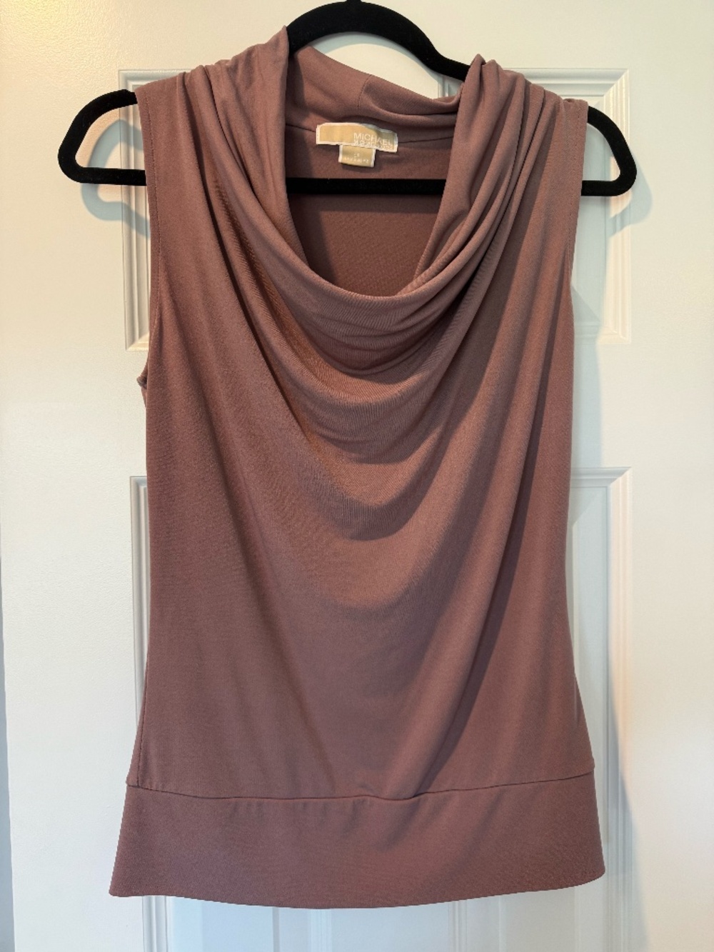 Michael Michael Kors Mauve Cowl Neck Sleeveless Top Size S/P
